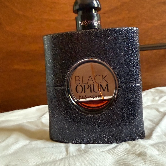 Yves Saint Laurent Black Oval Perfume Bottle - Picture 1 of 4